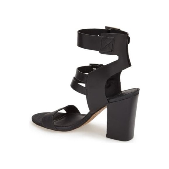 Marc Fisher Black Strappy Sandals - Picture 3 of 10